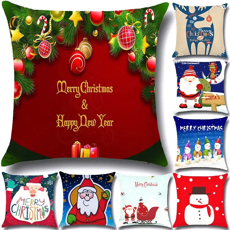 Nuevo Producto de Navidad almohada para la venta de Navidad sofá asiento personalizado fieltro cojín silla