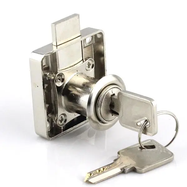 Zink Alloyfurniture Connector Cam Lock Multi Lade Lock Met Twee Sleutels