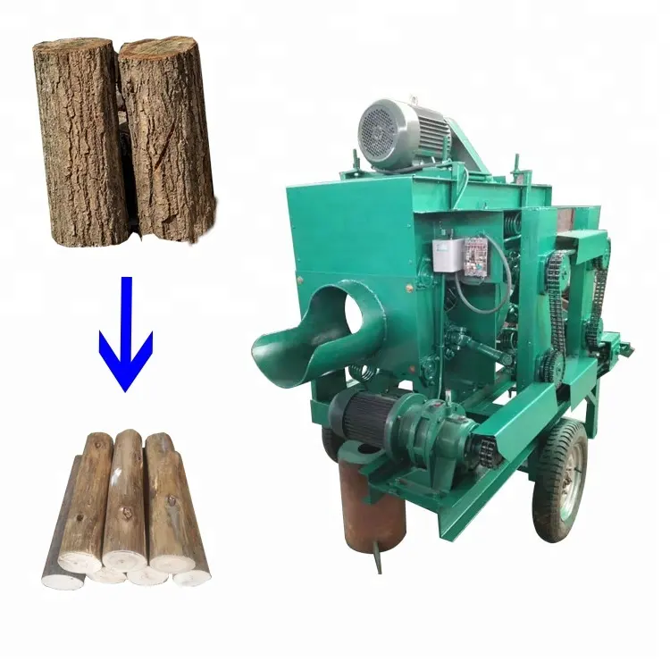 hot sale Wood tree Debarking peeling log debark remove bark Machine made in china