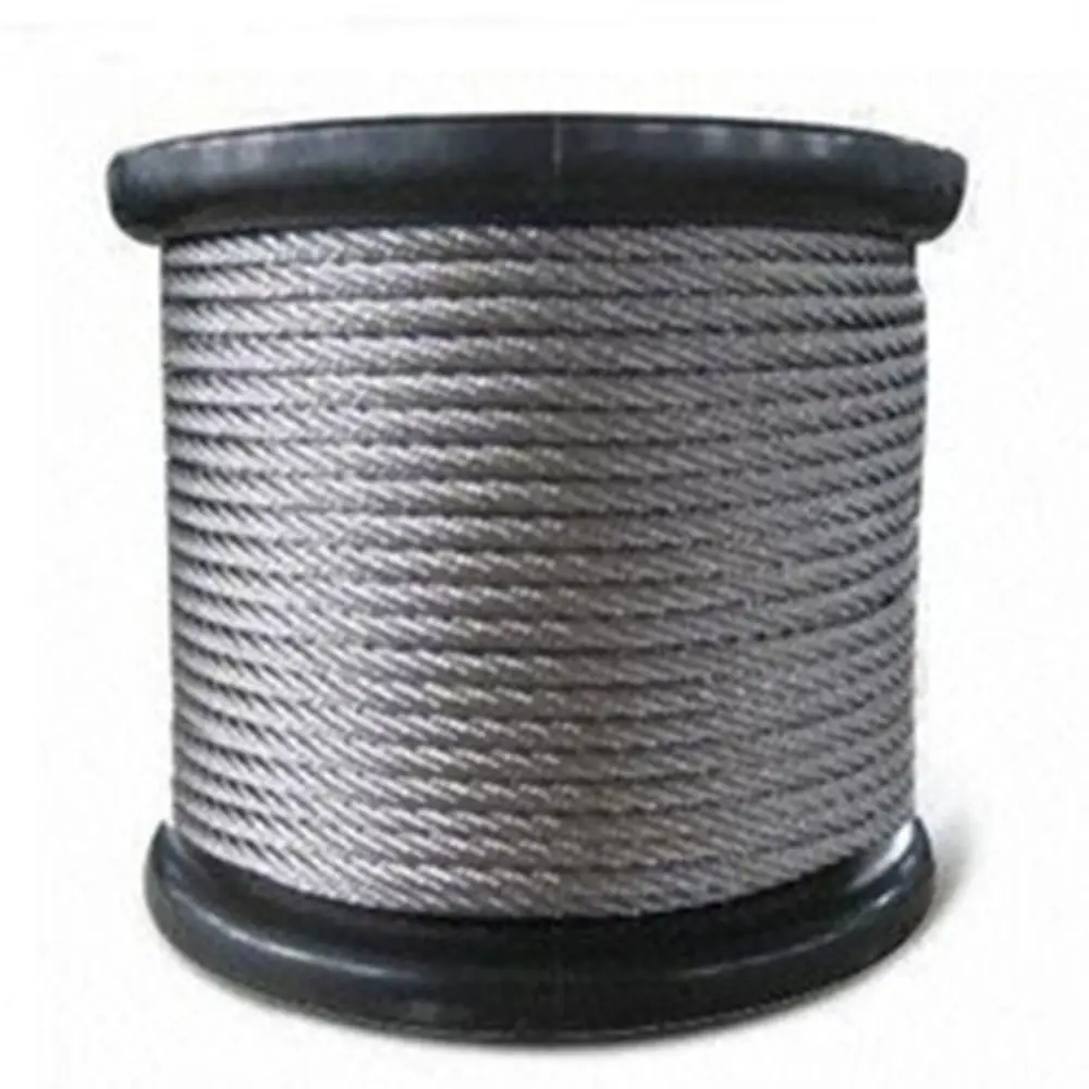 6X37 + IWRC 6mm Ungalvanized/Gal Steel Wire Rope