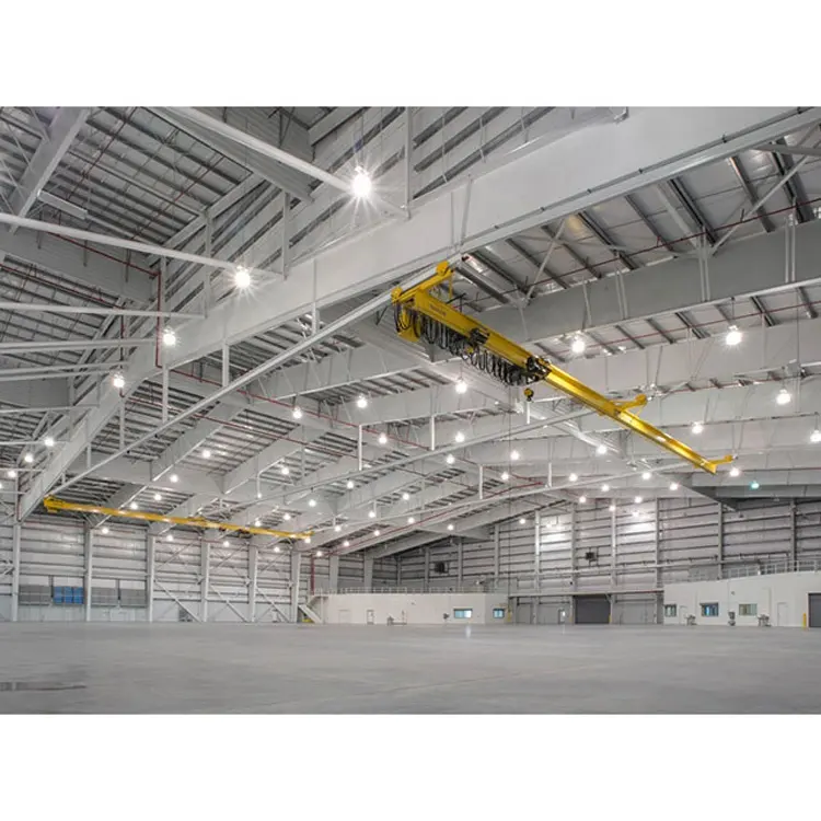 Projetos de Construção do Edifício do Metal Industrial pré-fabricada estrutura de aço do telhado de metal Hangar de Aviões
