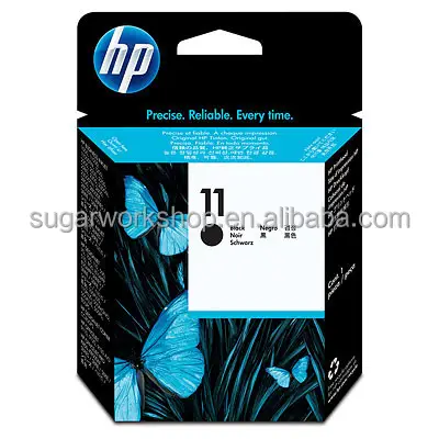 ECHT (11 Schwarz) C4810 für HP Business InkJet 1000 / 1100 / 1200 / 1200D / 2200 / 2230 / 2250 / 2280 / 2300 / 2800 / DSJ 100/