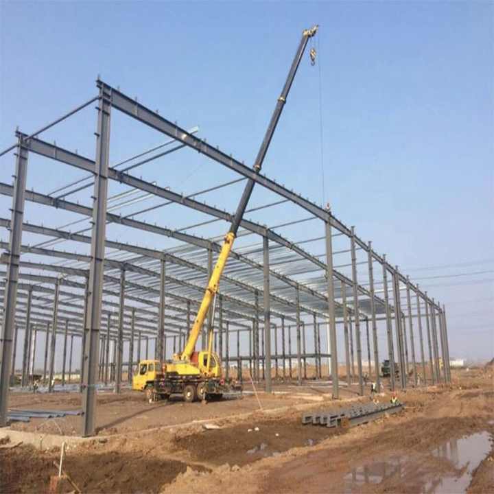 Simple Install Prefabricated Construction Building Steel Structure Workshop