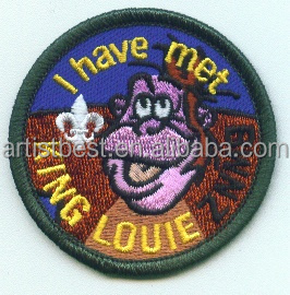 Custom <strong>Scouts</strong> Plain Leather Jacket Embroidery Badge - Product Image 6