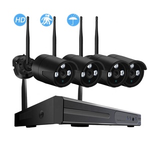 BESDER HD 1.0MP Senza Fili di Telecamere di Sicurezza kit Sistema di 4CH Visione Notturna di IR Della Pallottola del CCTV IP Camera Kit Wireless - Product Image 1
