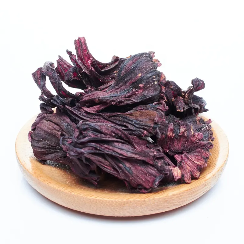 Chinês herbal seca hibiscus sabdarffa chá seca em massa