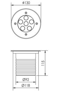 Chống Nước 12W 9W 8W 7W 6W Ip67 Cob <span class=keywords><strong>Led</strong></span> Inground Uplight - Product Image 2