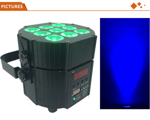 אלחוטי 9*10 W RGBWA + UV <span class=keywords><strong>6</strong></span> ב <span class=keywords><strong>1</strong></span> סוללה מופעל אור Led Uplight חתונה אירוע led par אור עבור DJ מסיבת השכרה