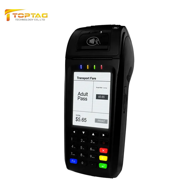 ISO7816 13.56 mhz 3g Portatile Wifi Smart Card NFC Reader Writer ACR890 con Stampante Termica