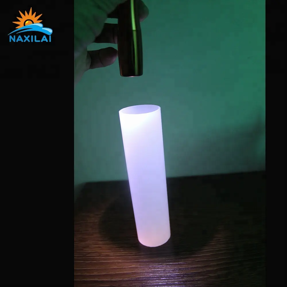 Naxilai-Tubo de acrílico esmerilado para iluminación Led, tubo de acrílico blanco leche, tubo de luz de policarbonato difusor