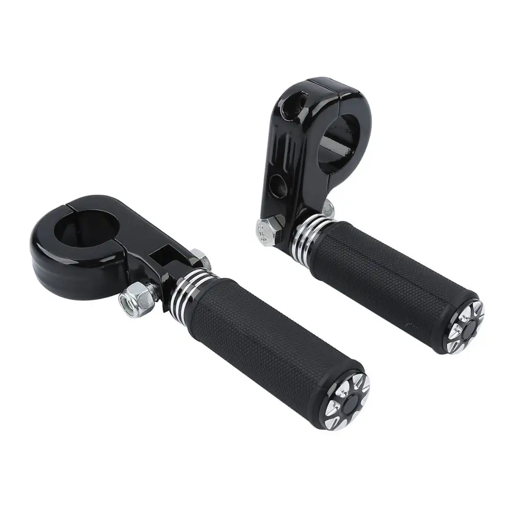TCMT XF210313-B Motorcycle Black Engine Guard 32mm Highway Foot Pegs Pedals Fit For Harley