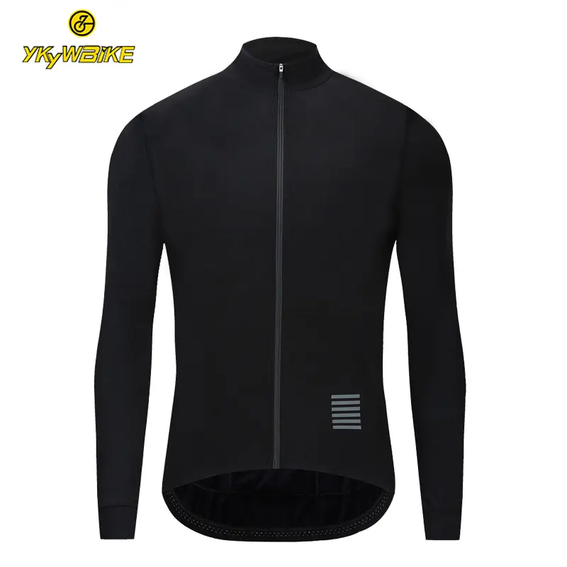 Ykywbike jaquetas masculinas de ciclismo, pretas de inverno, roupas de ciclismo