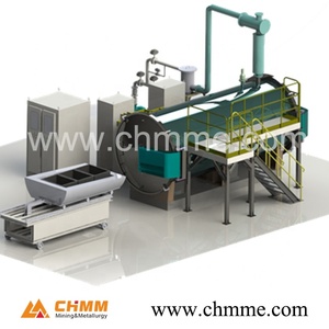 Furadeira para mineração e metallurgia, forno horizontal de distilação a vácuo de zinco