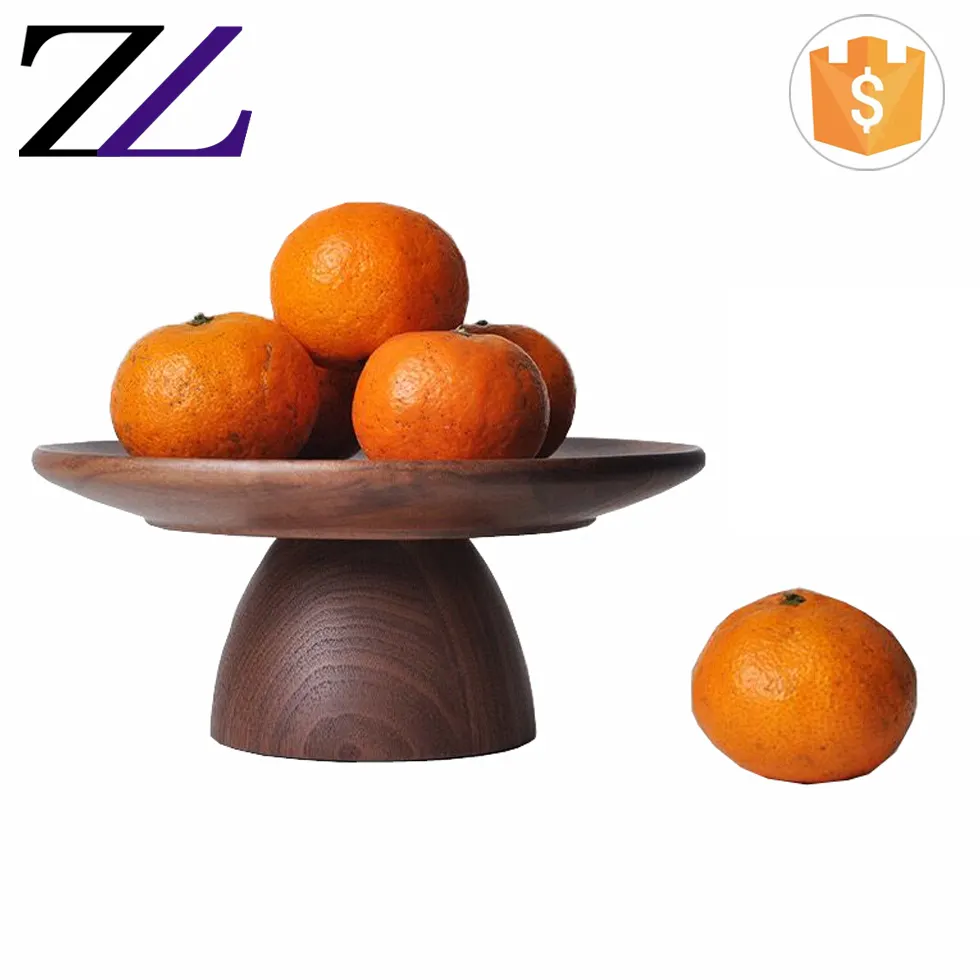 Alibaba italia dubai cibo da tavola decorativa in legno cassa di legno pane di frutta espositore/buffet riser display