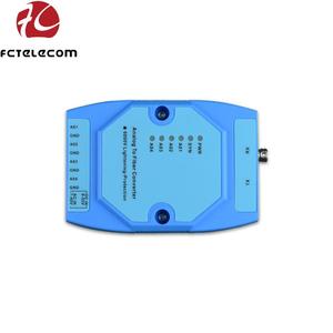 Manufacturing FPGA parallel Adam module Industrial rail 1-4 channel 4-20mA analog optical transmitter telecom equipment