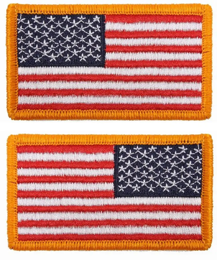 Làm Thế Nào Để USA Flag Thêu Patches Sắt Trên Đính