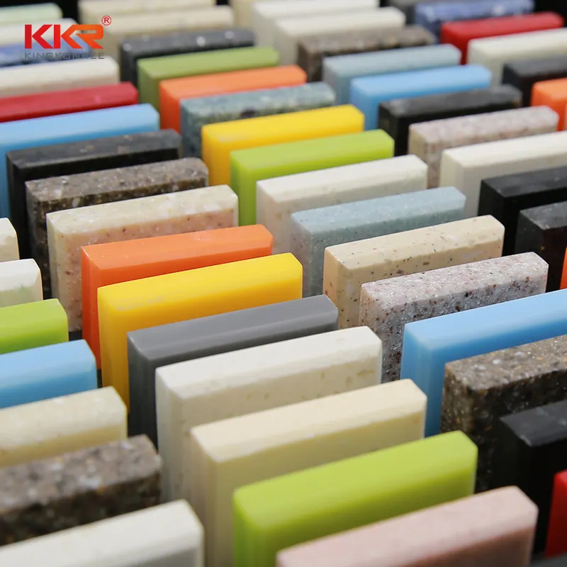 KKR feuilles de surface solides en acrylique 6mm pierre artificielle coréen surface solide pour comptoir