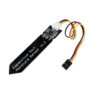 Sensor de humedad de suelo capacitivo analógico, V1.2 3,3 ~ 5,5 V, resistente a la corrosión, con interfaz de gravedad de 3 pines, Raspberry