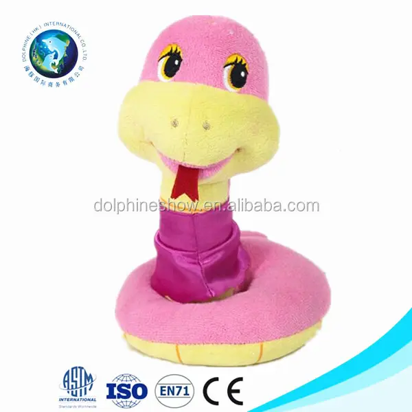 Personalizado lindo serpiente suave peluche juguete serpiente