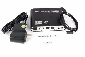 5.1 音频高峰数字声音解码器转换器光学SPDIF同轴AC3 DTS立体声到 5.1CH模拟音频适配器 - Product Image 2