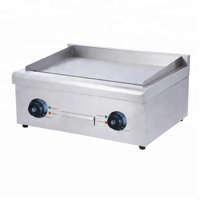 Stainless Steel Restaurant all flat electric griddle