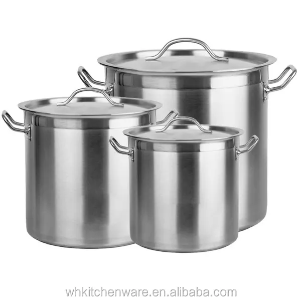 NSF-ollas de acero inoxidable de gran capacidad, 100 litros, para restaurante