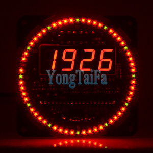 Kit orologio elettronico a LED rotante DS1302 funzione sveglia display temperatura orologio - Product Image 3