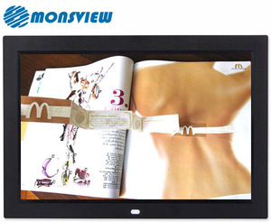 Reproductor de pantalla de publicidad LCD de señalización de medios digital de 7 pulgadas con Sensor de movimiento