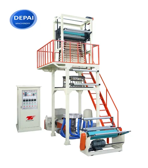 L50 PE HDPE LDPE Polyethylene Rotary Plastic Bag Die Head Blown Film Blowing Extrusion Extruder Machine