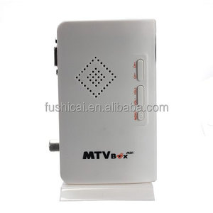 HD 1080P LCD/CRT VGA/AV externo TV PC BOX programa analógico receptor sintonizador HDTV cena + altavoz para DVD/PDP/PS2 con control remoto - Product Image 1