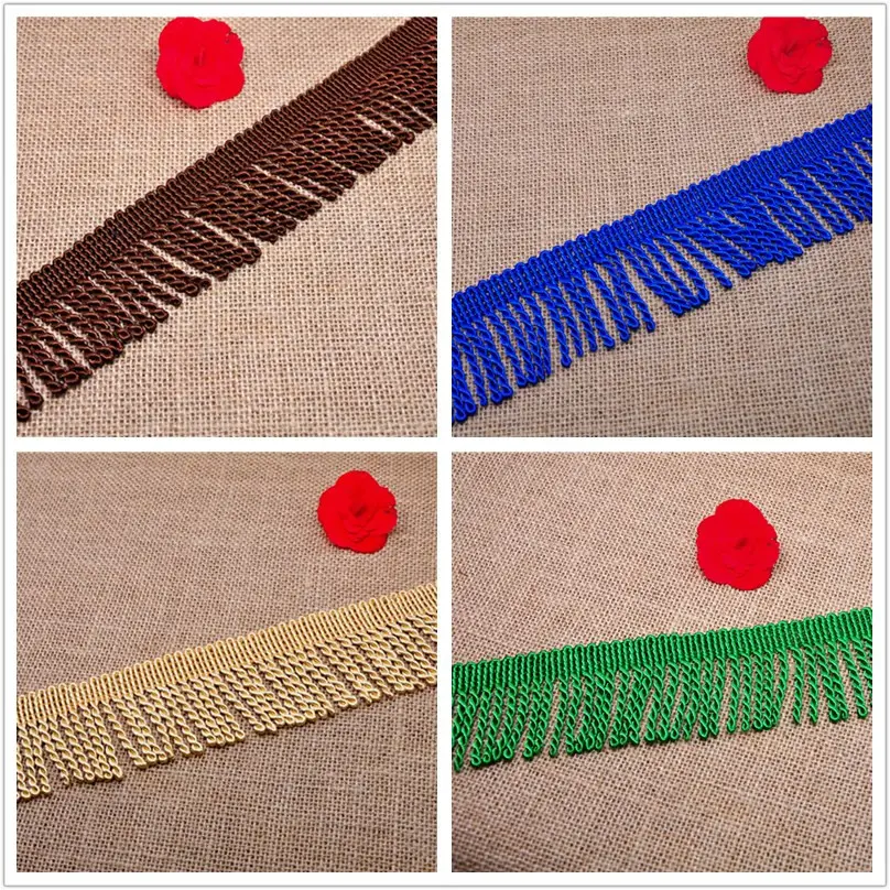 customized cotton Wholesale More Colors 6CM Rope Bullion Fringe for Curtain/Sofa/HomeTextile