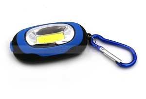 ミニキーチェーンポケットトーチ cob led フラッシュライトボタン電池