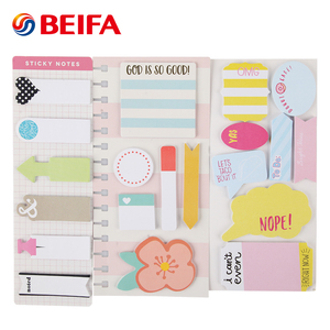 Beifa品牌SK0019优质可爱动物印花便签本不同形状的便签本
