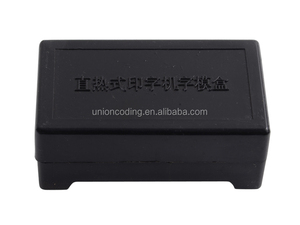 2*4*15mm Lettere e numeri installato su DY-8 manuale, HP241 o HP241B macchina di codifica in Tre linee