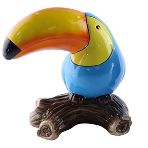Promosyon yeni ev kapalı seramik toucan masa süsü zanaat - Product Image 2
