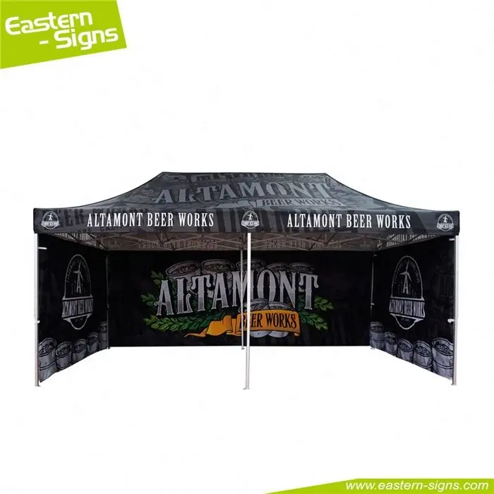 High-end aluminum trade display quick set up promotional pop up tents
