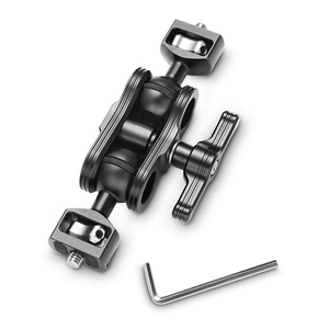 Articulating Magic Arm with Double Ballheads (1/4&quot; Screw) Monitor <strong>Mount</strong> for Field Monitor, Lights, Audio Recorders