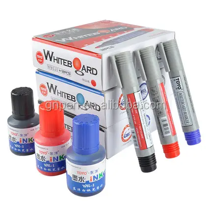 Non-toxic whiteboard pen dry erase marker ink refillable whiteboard marker