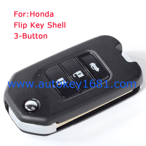 3button Blanks Folding Flip Remote <strong>Key</strong> Shell case Fob <strong>for</strong> Hond-a C R V Crider Jade civic Accord <strong>Key</strong> - Product Image 2
