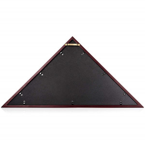 Bán Buôn Giá Rẻ Tùy Chỉnh Tôn Vinh Tưởng Niệm/Burial Flags Hiển Thị Hộp Retro Tam Giác Bằng Gỗ Cờ Hiển Thị Trường Hợp - Product Image 4