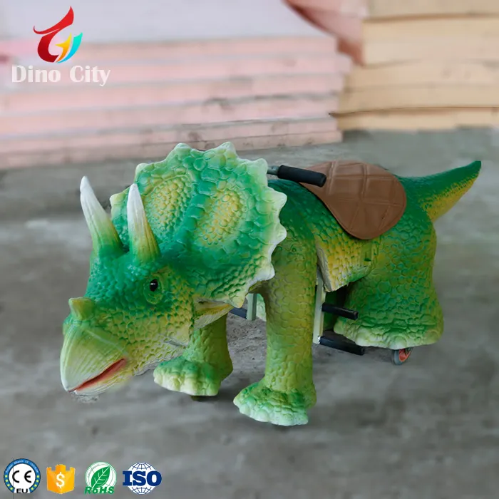 Giro del dinosauro animatronico ambulante del kiddie dell'attrezzatura del campo da giuoco da vendere