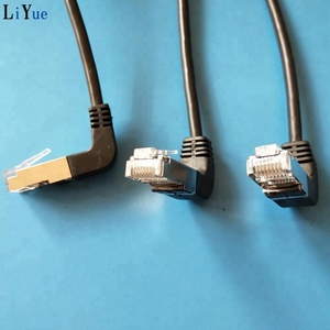 Cavo RJ45 90 gradi <span class=keywords><strong>Cat5</strong></span> da maschio a maschio cavo di rete LAN Ethernet