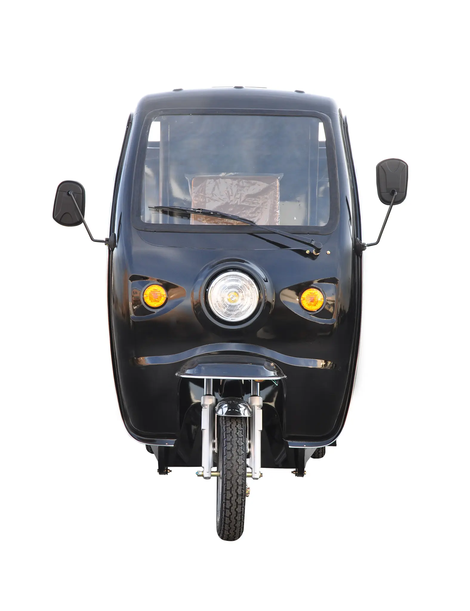 Tricycle Cargo avec cabine, 1200W, 10 pièces, pour Express IceCream, Pizza, boissons, pain, Promotion