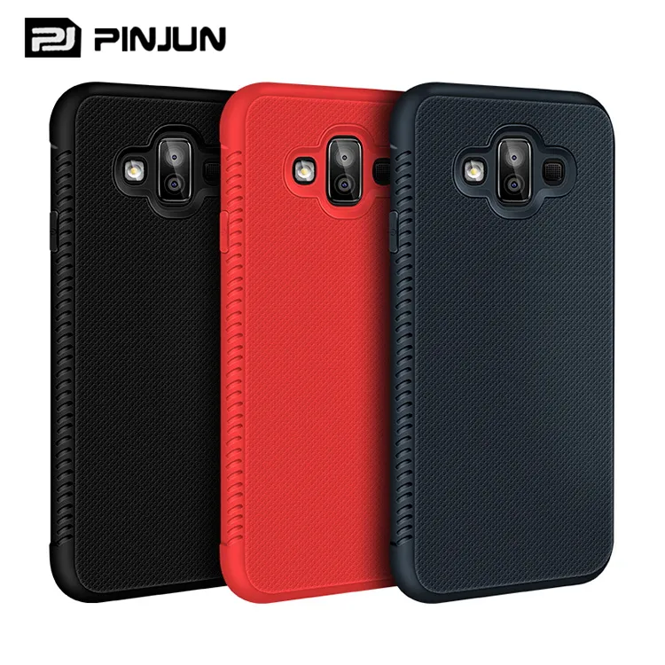 Capa de celular macia antiderrapante, capa fina de tpu anti-impacto para samsung galaxy j8 j7 j6 j5 j3 j2 plus duo prime, capinha traseira