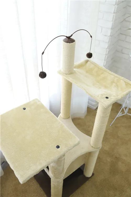 Unique Cat Scratcher ต้นไม้บ้านสำหรับแมวใหญ่,MDF ไม้แมวบ้านต้นไม้