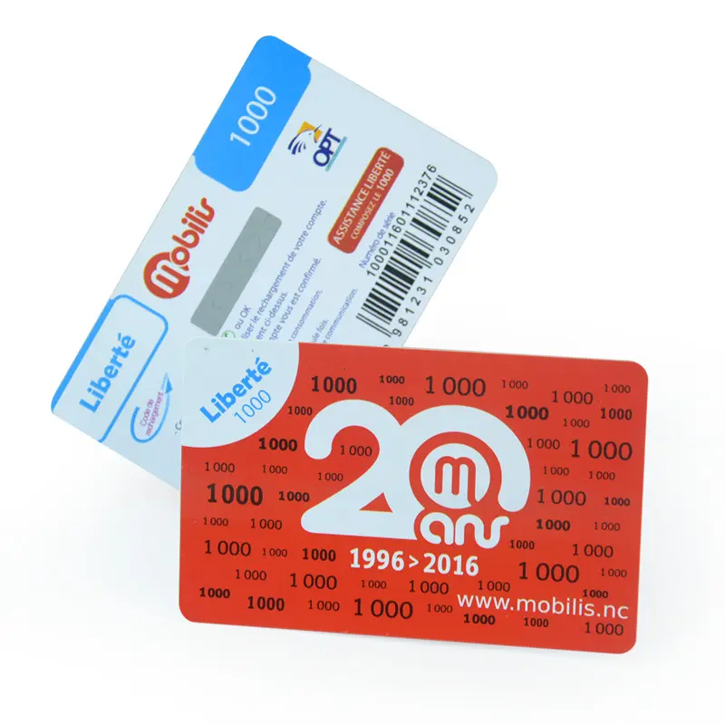 Cartão pvc de risco pré-pagado impressão de quatro cores com preço de fábrica 0.76mm de espessura cartão de crédito padrão