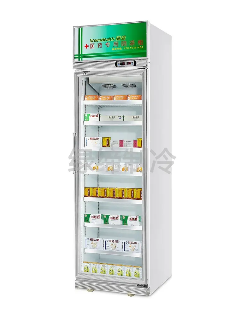 Refrigerador vertical de una sola puerta de cristal, refrigerador de exhibición vertical, nevera, congelador, en venta
