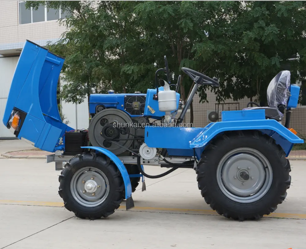 Trator pequeno de fazenda agrícola barato com tiller rotativo, 2018 venda quente