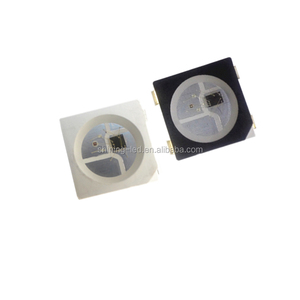Beyaz/siyah sürüm WS2812 DC5V SMD diyot WS2812B IC WS2811 5V RGB LED çip WS2812B-V5 adresli led ışık kaynağı - Product Image 3