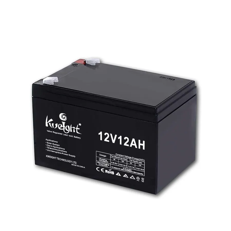 12V 12Ah SLA có thể sạc lại MF chì axit pin 12V 12Ah